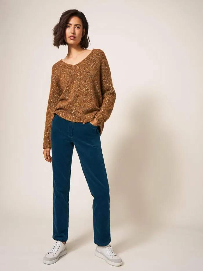 Women TROUSERS White Stuff Brooke Mid Rise Cord Trouser Dk Teal Women TROUSERS White Stuff Brooke Mid Rise Cord Trouser Dk Teal