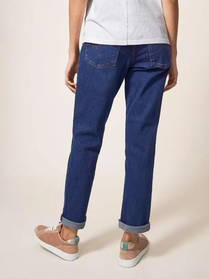 Women TROUSERS White Stuff Brooke Straight Jeans Mid Denim Women TROUSERS White Stuff Brooke Straight Jeans Mid Denim