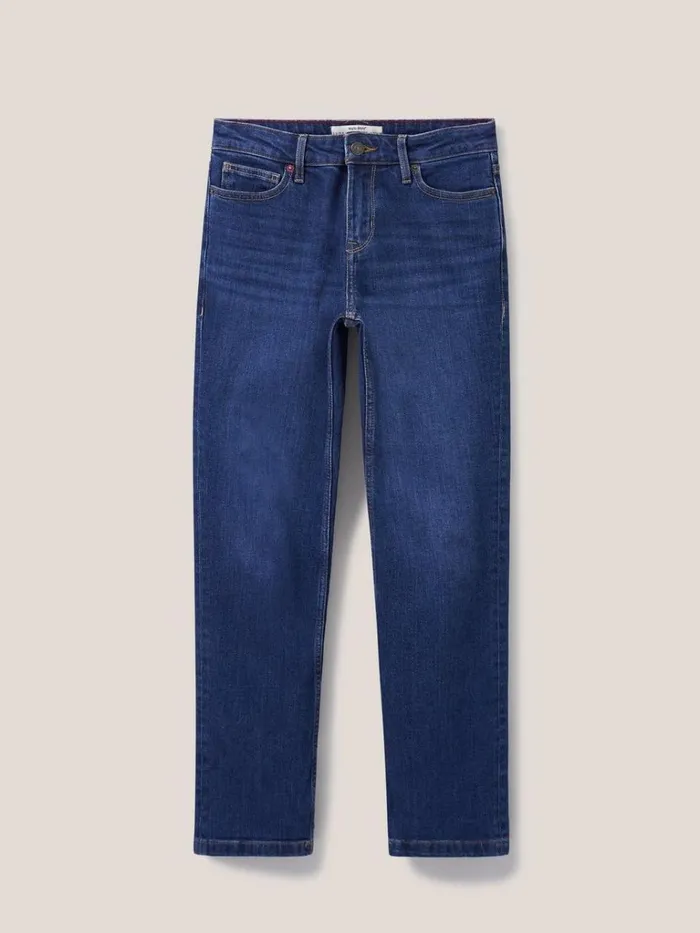 Women TROUSERS White Stuff Brooke Straight Jeans Mid Denim Women TROUSERS White Stuff Brooke Straight Jeans Mid Denim