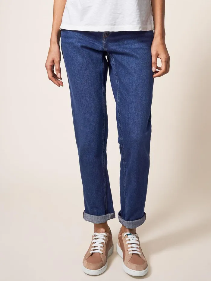 Women TROUSERS White Stuff Brooke Straight Jeans Mid Denim Women TROUSERS White Stuff Brooke Straight Jeans Mid Denim