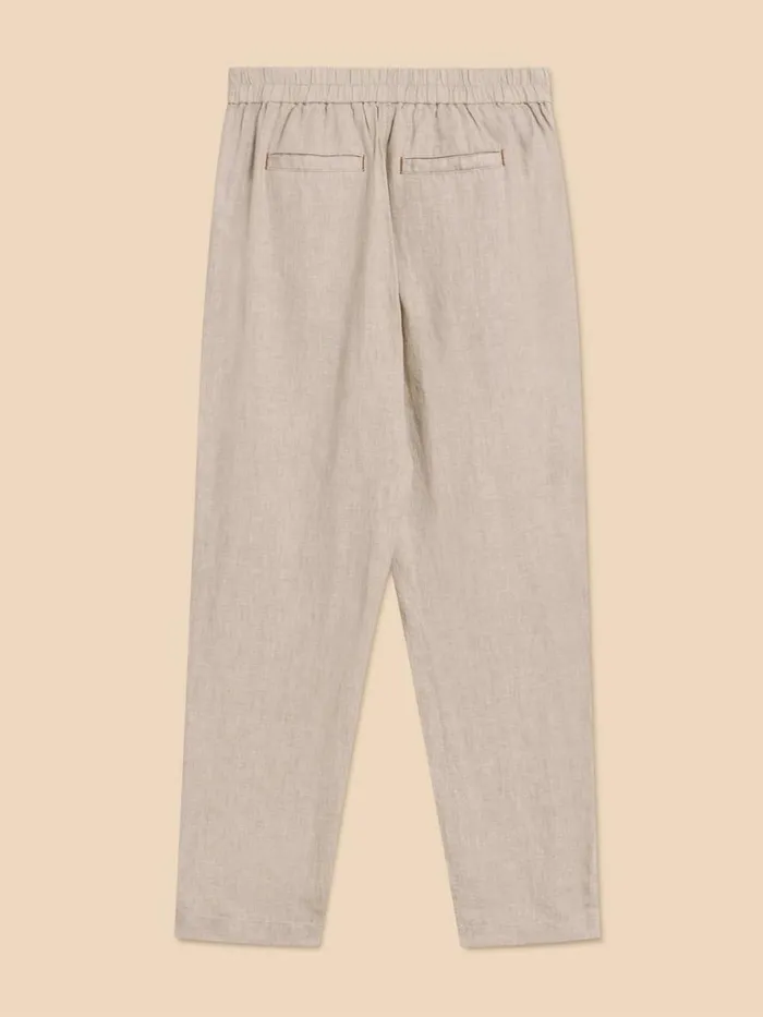 Women TROUSERS White Stuff Linen Rowena Trousers Light Natural