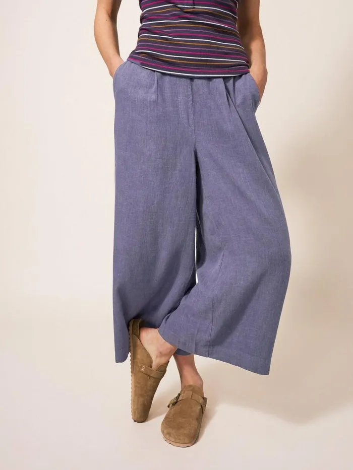 Women TROUSERS White Stuff Lisette Cullotte Dusty Purple