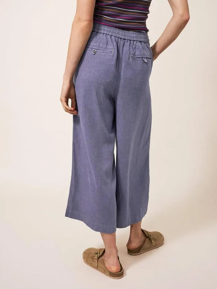 Women TROUSERS White Stuff Lisette Cullotte Dusty Purple Women TROUSERS White Stuff Lisette Cullotte Dusty Purple