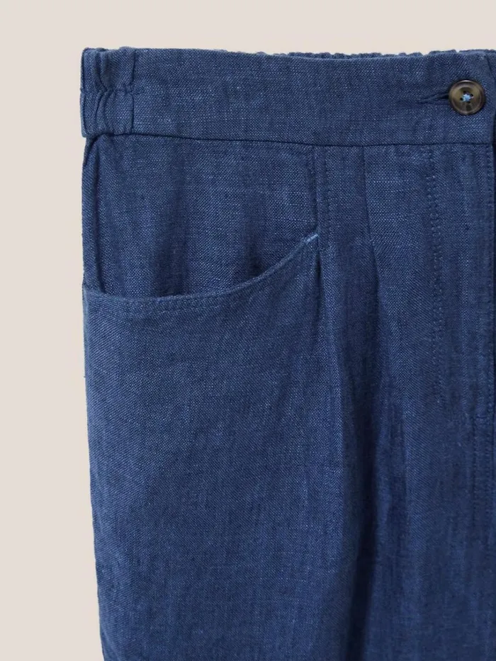 Women TROUSERS White Stuff Rowena Linen Trouser Dark Navy Women TROUSERS White Stuff Rowena Linen Trouser Dark Navy