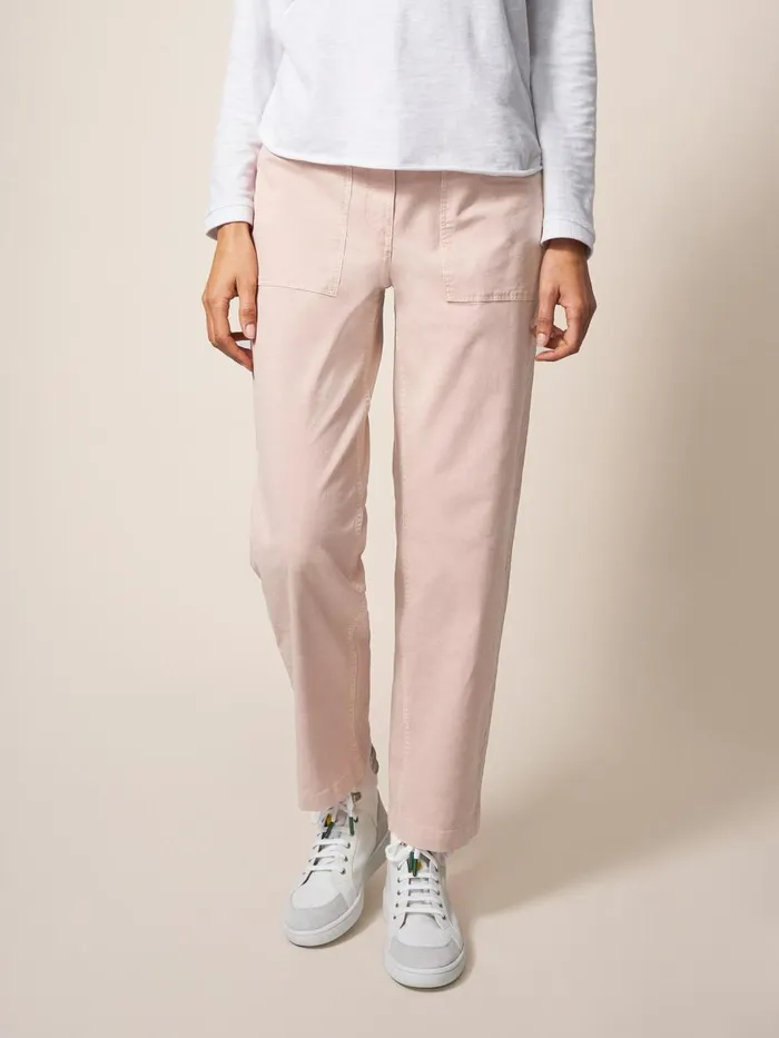 Women TROUSERS White Stuff Tessa Chino Mid Pink