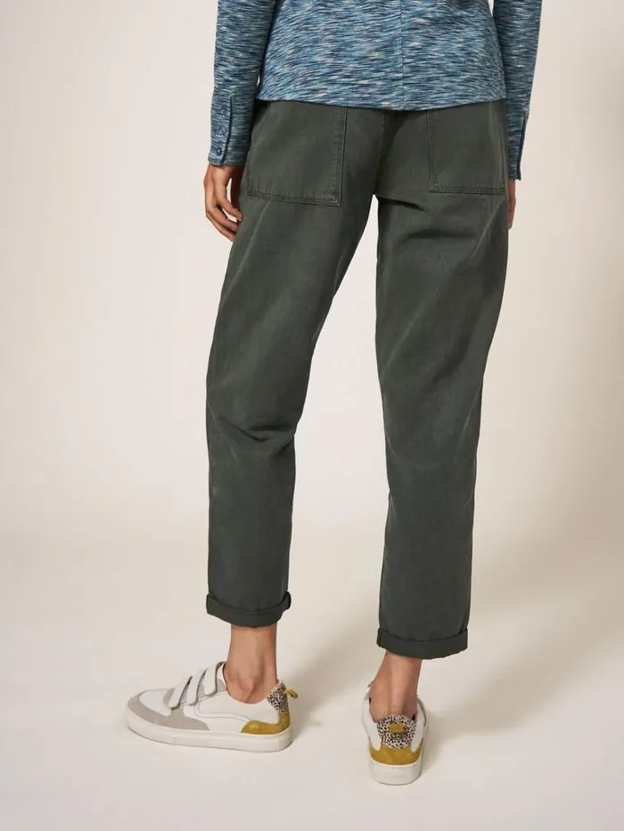 Women TROUSERS White Stuff Thea Trouser Khaki Green