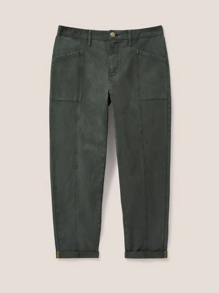 Women TROUSERS White Stuff Thea Trouser Khaki Green