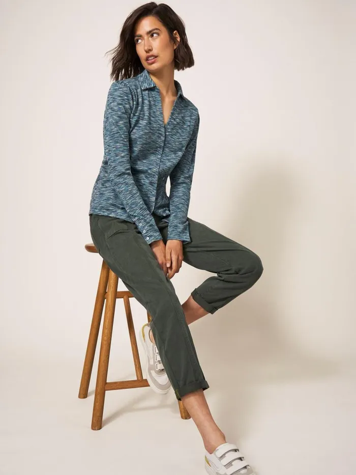 Women TROUSERS White Stuff Thea Trouser Khaki Green