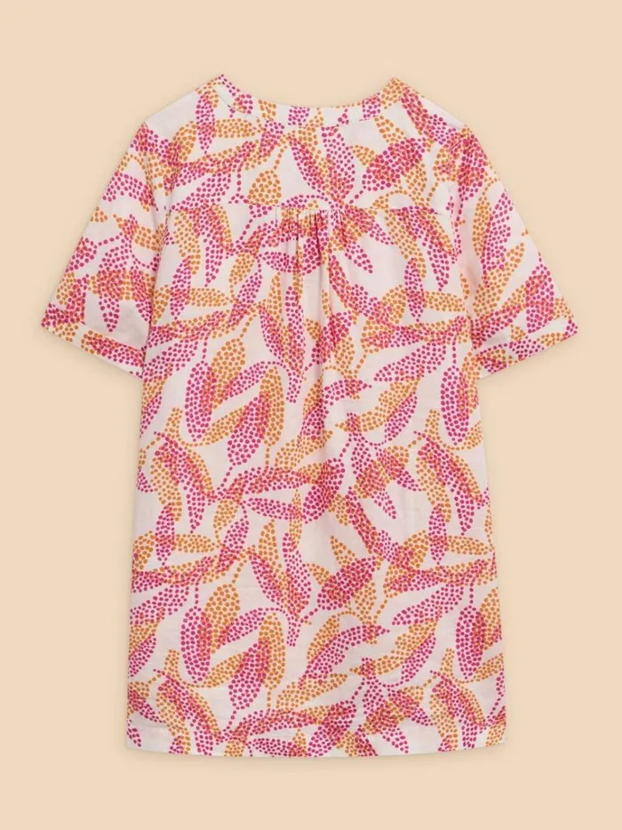 Women TUNICS White Stuff Lina Linen Tunic Ivory Print Women TUNICS White Stuff Lina Linen Tunic Ivory Print