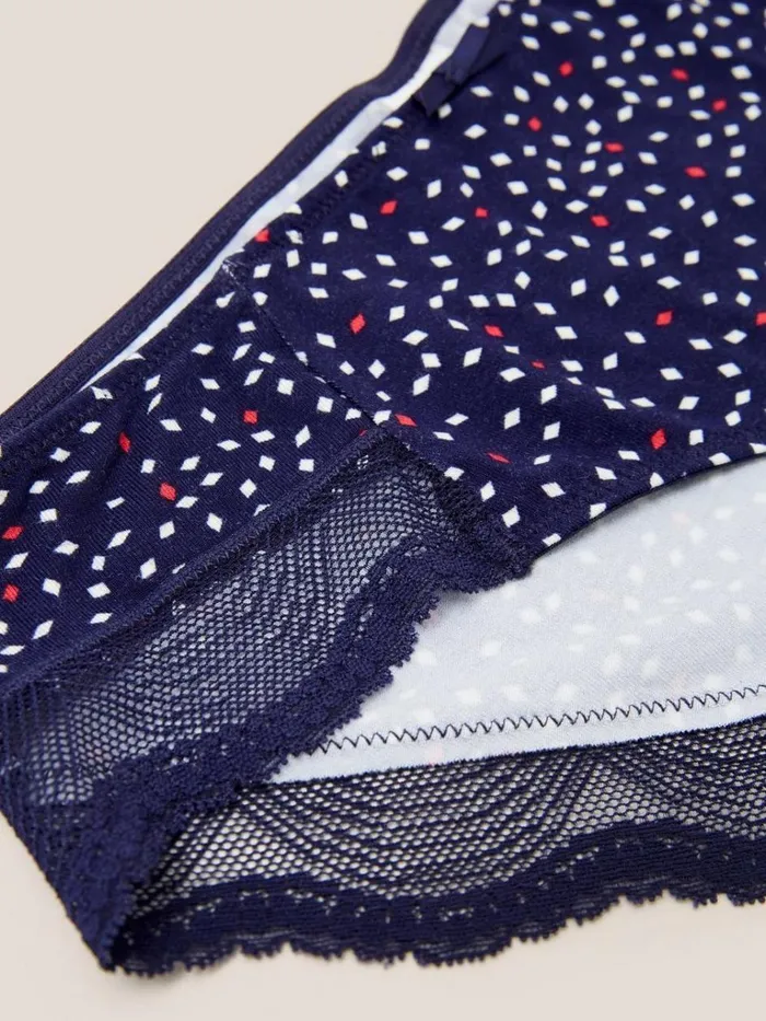 Women UNDERWEAR White Stuff Shortie Navy Multi