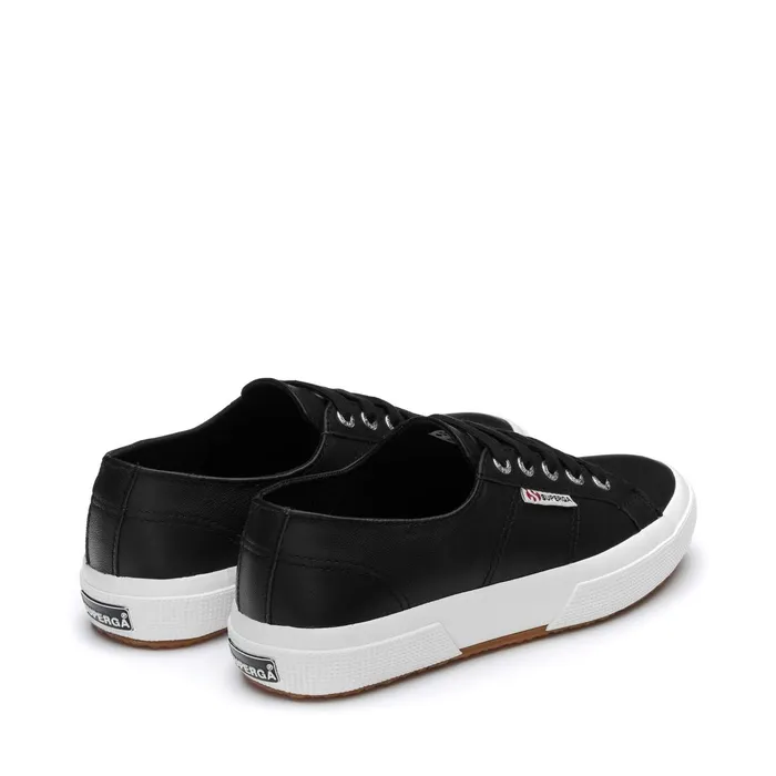 Women Unisex 2750 NAPPA Sneaker BLACKWHITE Superga Low Cut