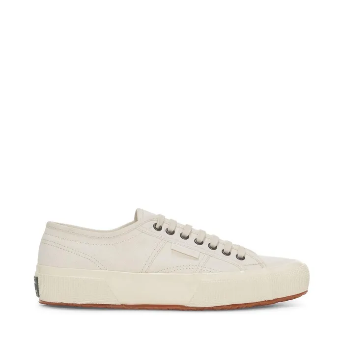 Women Unisex 2750 OG HERRINGBONE Low Cut BEIGE RAWOFF WHITE Superga Low Cut