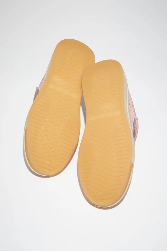 Women Velcro Strap Sneakers Antique Pink Acne Studios Shoes