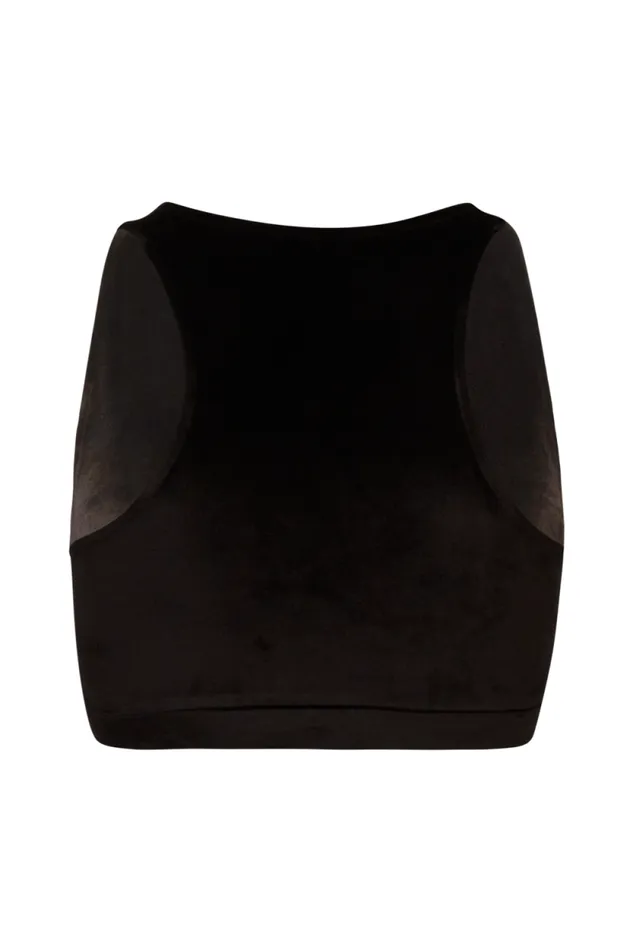 Women Velvet Brassiere Black Black Sonia Rykiel Bandeau