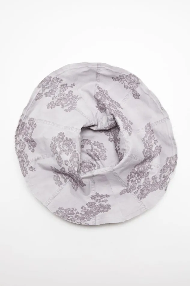 Women Wide Brim Reversible Hat Faded Purple Acne Studios Hats