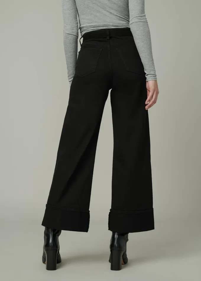Women Wide Leg Joe039s Jeans THE TRIXIE Black