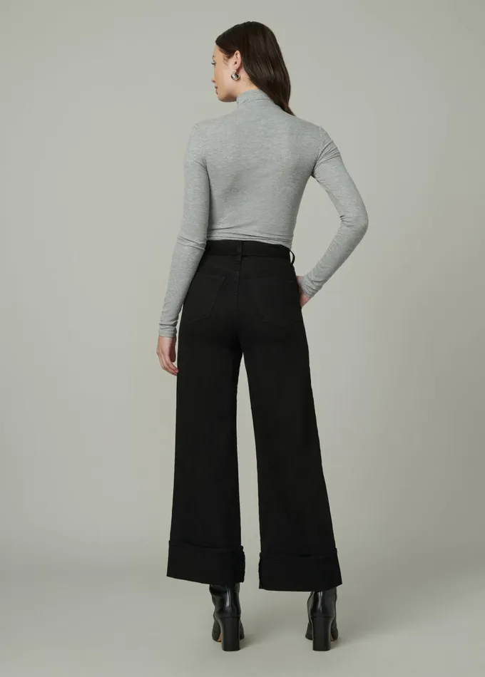 Women Wide Leg Joe039s Jeans THE TRIXIE Black