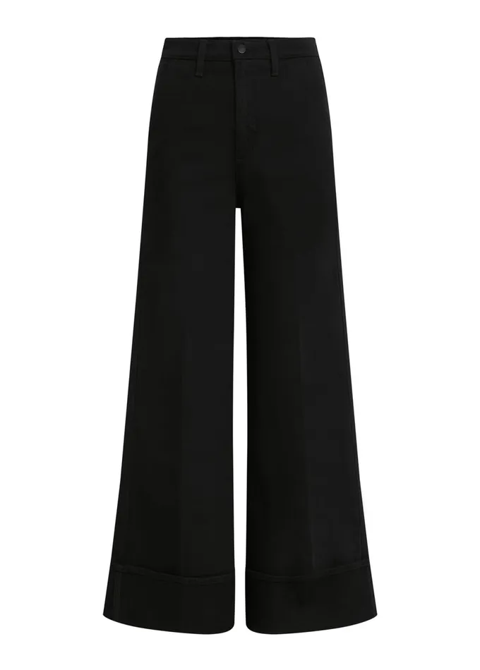 Women Wide Leg Joe039s Jeans THE TRIXIE Black