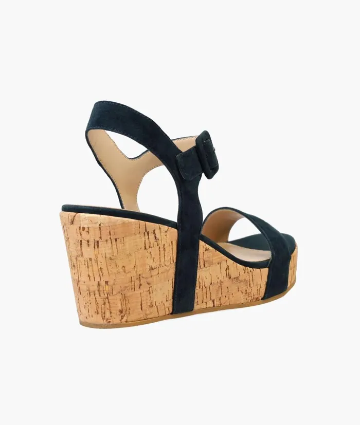 Women Wiltz Wedge 8211 Midnight Pelle Moda Wedges