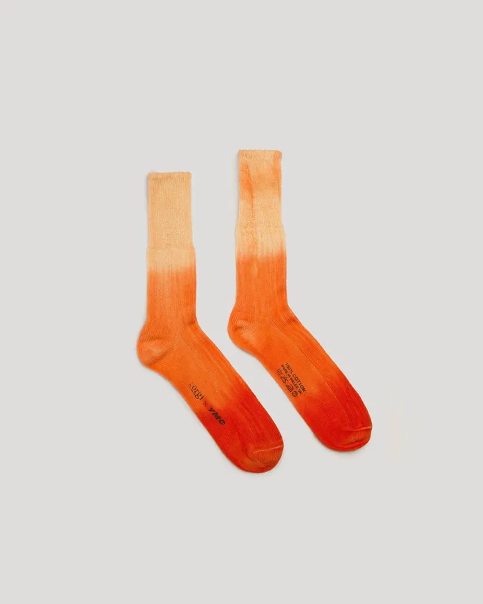 Women Women039s Dip Dye Sock Orange YMC Socks