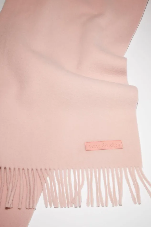 Women Wool Scarf Pink Label Pink Acne Studios Scarves