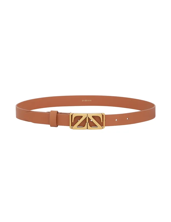 Women Zimmermann Belts Monogram Belt 25 Tan