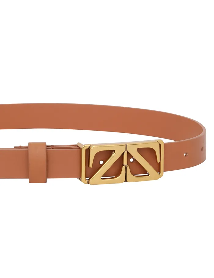 Women Zimmermann Belts Monogram Belt 25 Tan