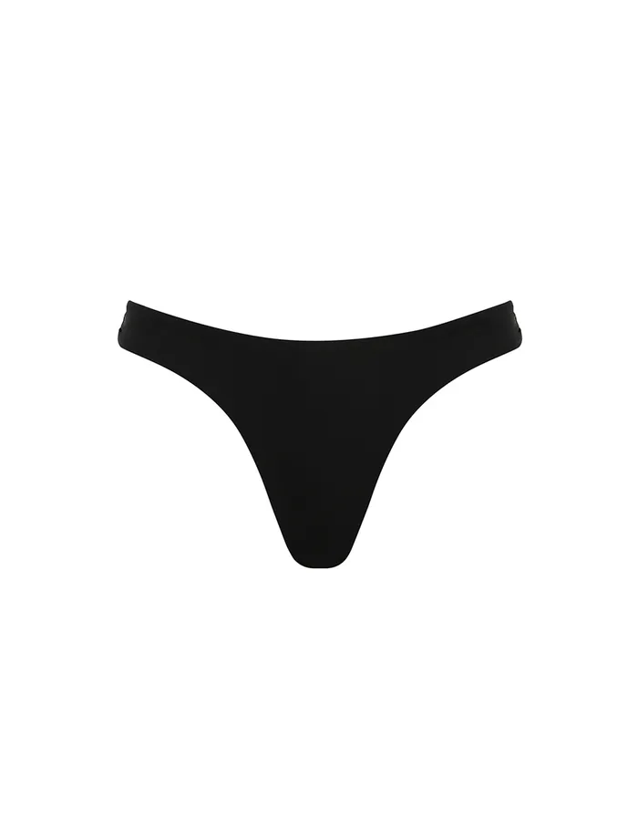 Women Zimmermann Bikinis Tallow Drape Scoop Pant Black
