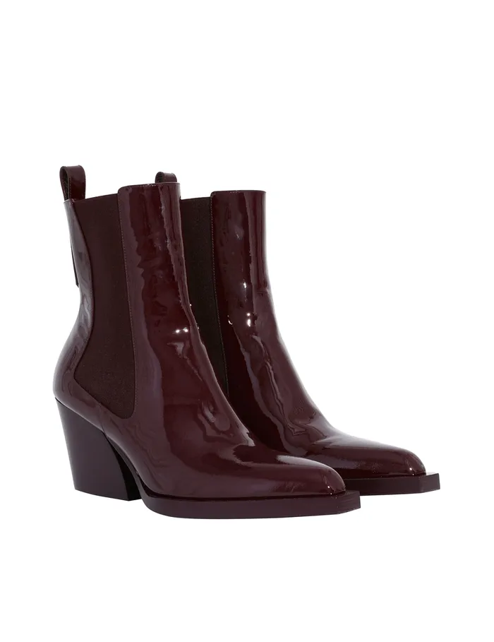 Women Zimmermann Boots Drew Low Boot 70 Bordeaux