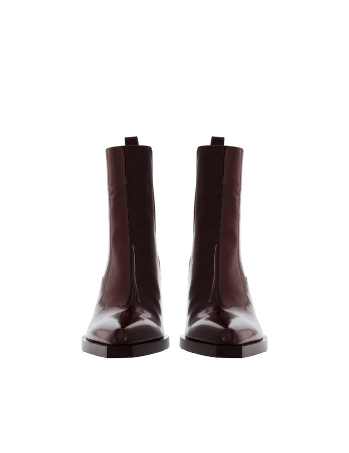 Women Zimmermann Boots Drew Low Boot 70 Bordeaux