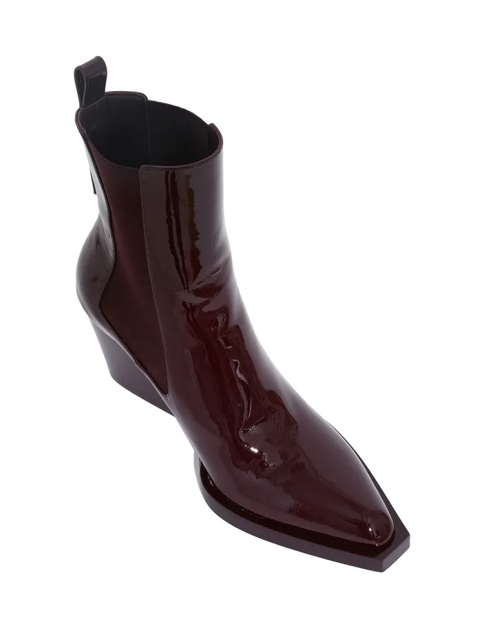 Women Zimmermann Boots Drew Low Boot 70 Bordeaux