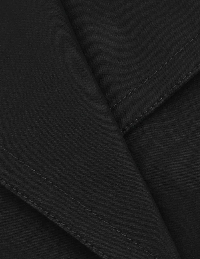 Women Zimmermann Clothing Crush Barrel Trench Coat Black