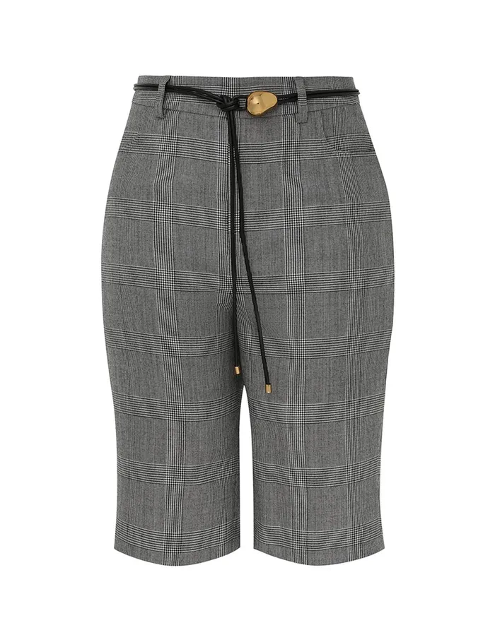 Women Zimmermann Clothing Crush Check Long Short Check