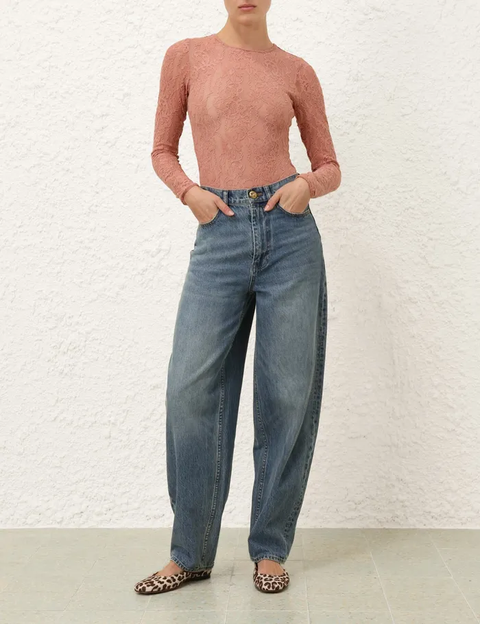 Women Zimmermann Clothing Illustration Barrel Jean Neptune