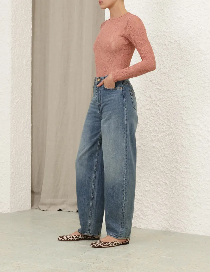 Women Zimmermann Clothing Illustration Barrel Jean Neptune