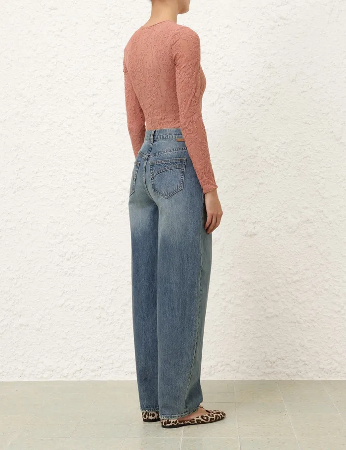 Women Zimmermann Clothing Illustration Barrel Jean Neptune