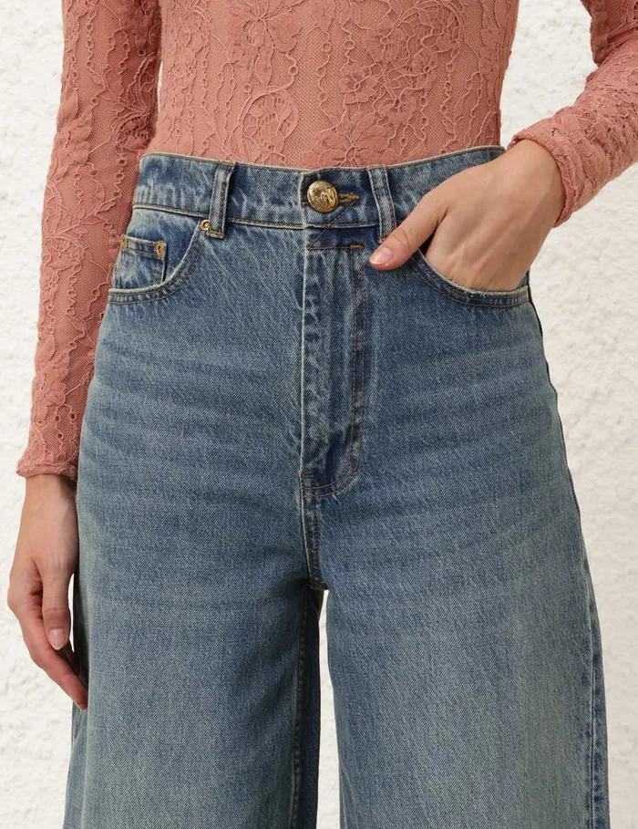 Women Zimmermann Clothing Illustration Barrel Jean Neptune