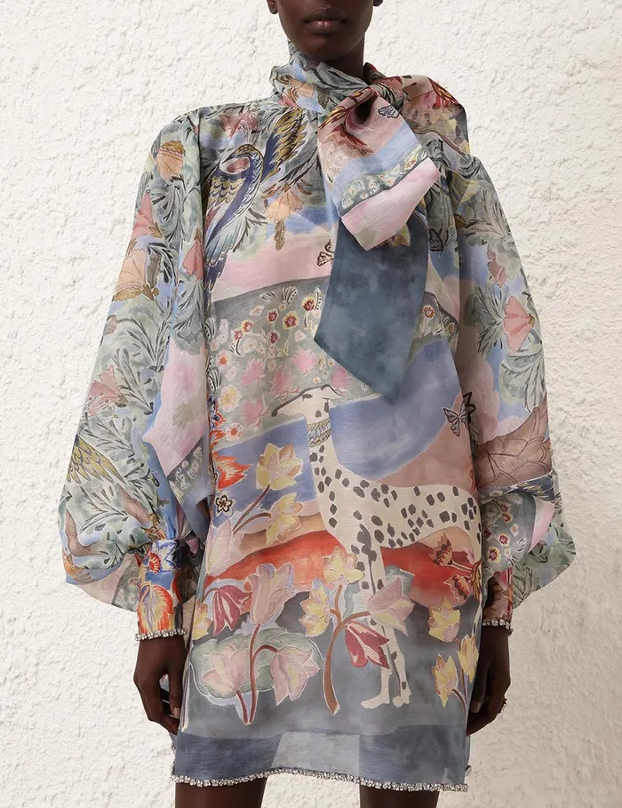 Women Zimmermann Clothing Illustration Billow Shift Eden Garden