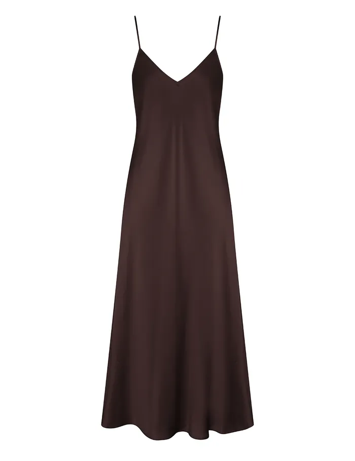 Women Zimmermann Clothing Illustration Lace Gown Mahogany