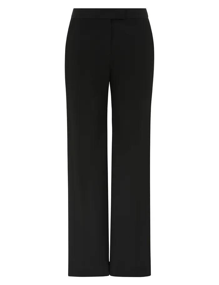 Women Zimmermann Clothing Illustration Straight Tux Pant Black