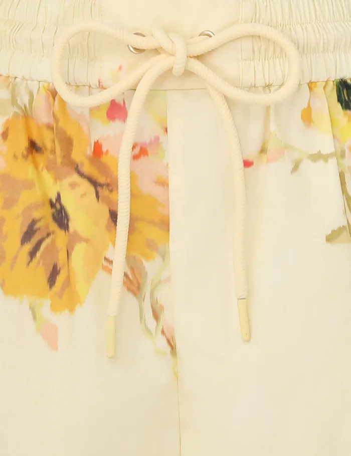 Women Zimmermann Clothing Lightburst Relaxed Short Yellow Floral