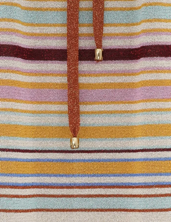 Women Zimmermann Clothing Tallow Metallic Stripe Dress Multi