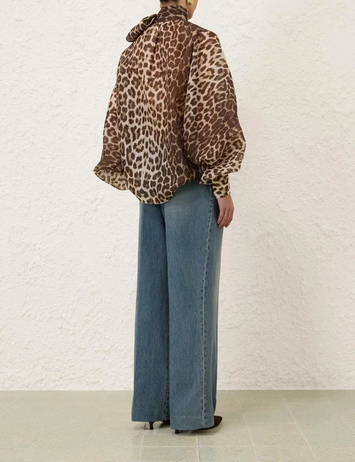 Women Zimmermann Denim Illustration Denim Pant Neptune