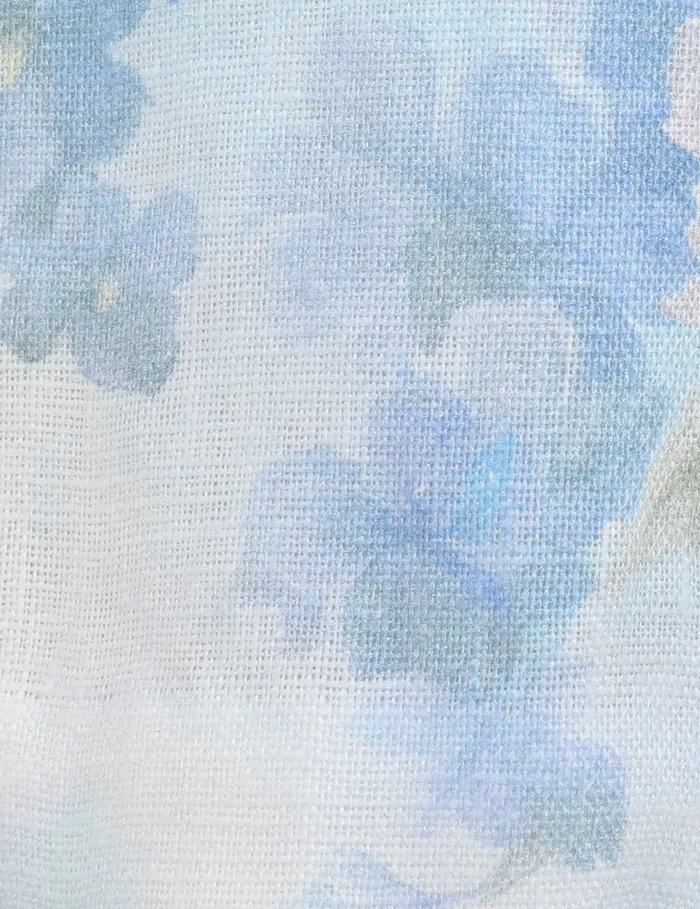 Women Zimmermann Dresses Crush Scalloped Shift Dress Blue Floral