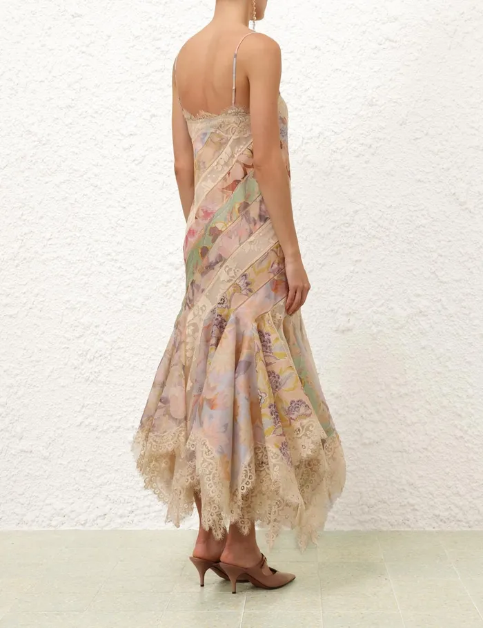 Women Zimmermann Dresses Eden Spliced Slip Dress Spliced Eden