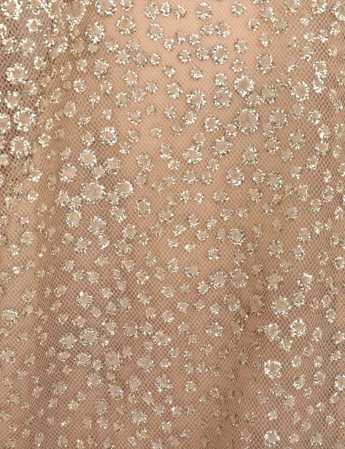 Women Zimmermann Dresses Pavilion Glitter Gown Champagne