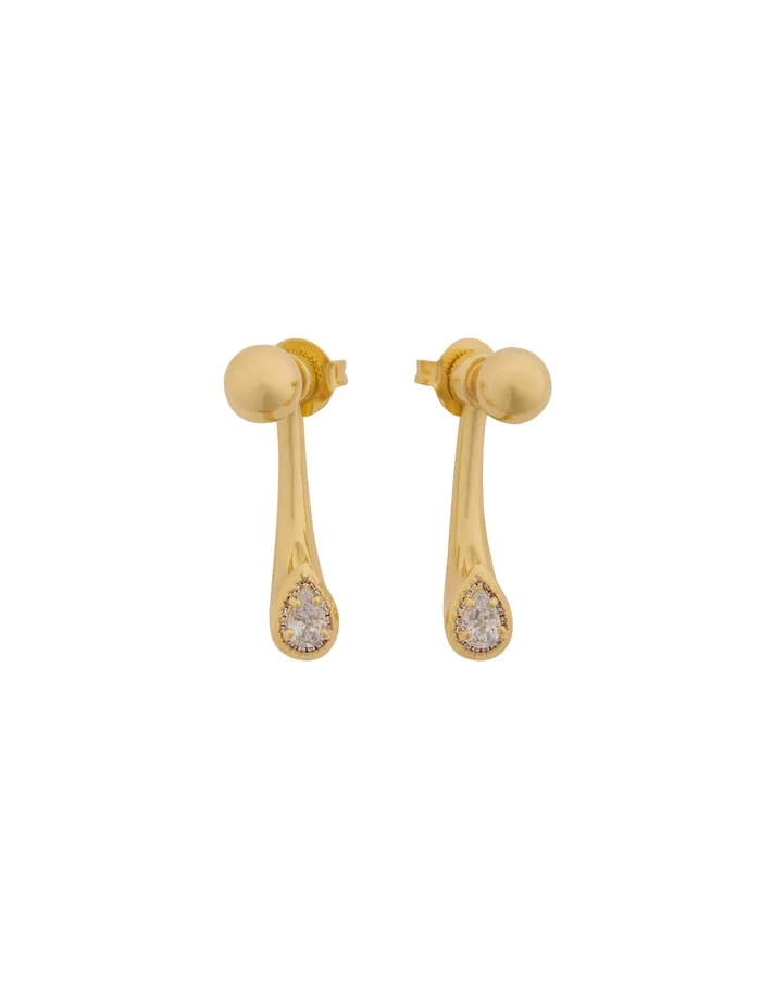 Women Zimmermann Earrings Radiant Ear Jacket Gold