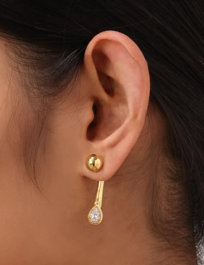 Women Zimmermann Earrings Radiant Ear Jacket Gold