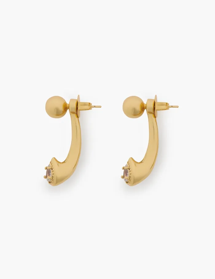 Women Zimmermann Earrings Radiant Ear Jacket Gold