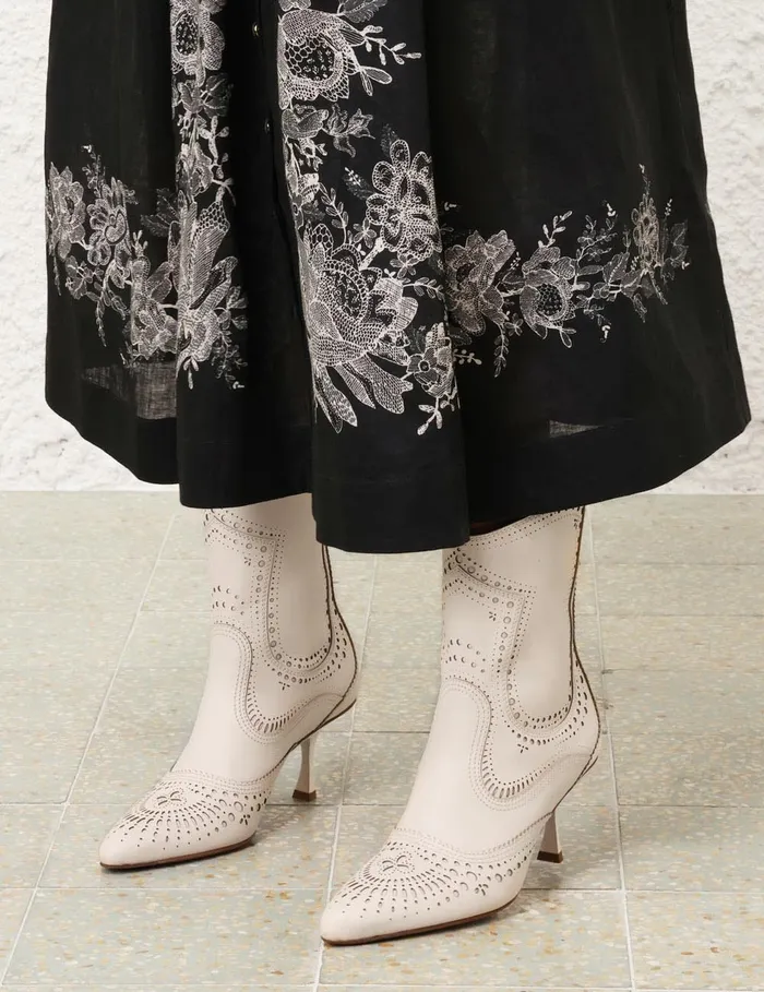 Women Zimmermann Heels Eliot Boot 65 Vanilla